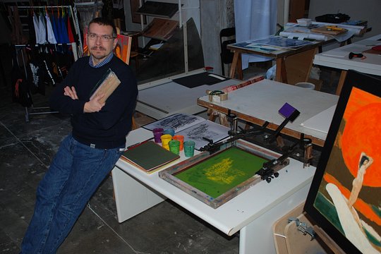 Discovering artistic screen printing — photograph 3