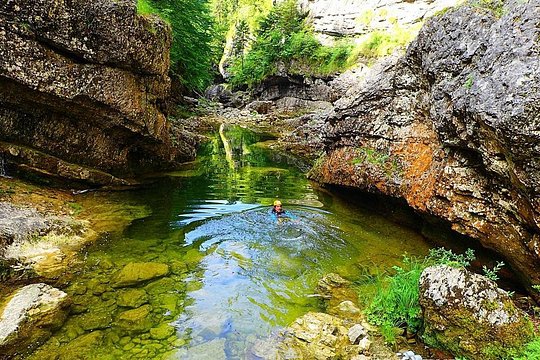 Canyoning in Almbach with a state-certified guide — photograph 3