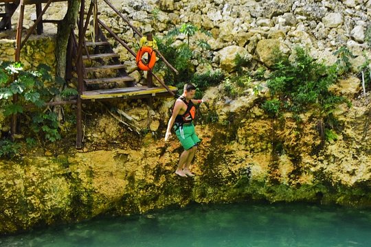 ATV's Shared, Ziplines & Cenote! Half-Day from Cancun — photograph 5