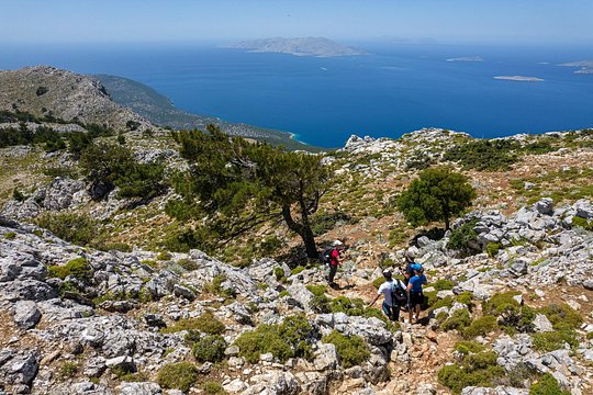 Hiking Mountain Akramitis Rhodes — Foto 2