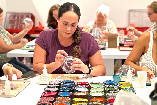 Mosaic Art Classes Brisbane: Turkish Lamp Workshop — photograph 5