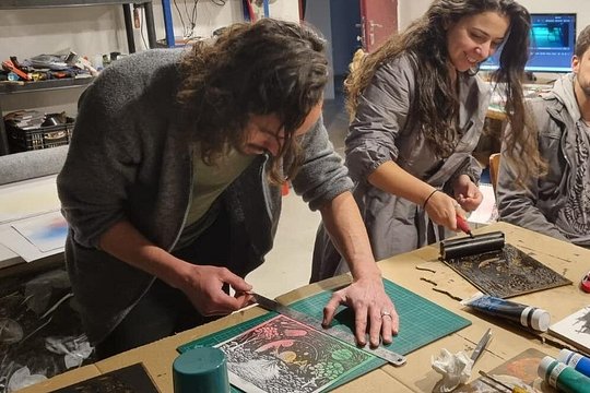 AI-Driven Printmaking Adventure — photograph 2