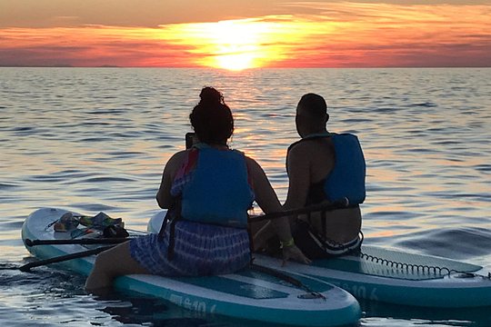 Paddle Surf with Sunset in Ibiza — photograph 5