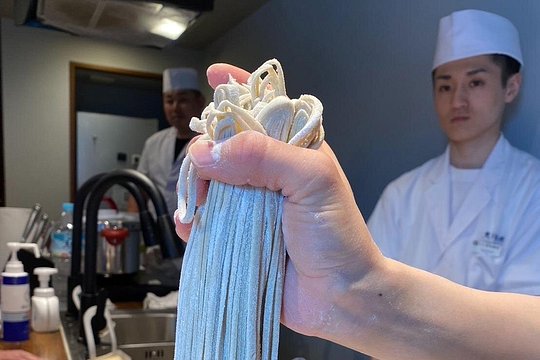 Soba Buck Wheat Noodles Making Experience — photograph 2