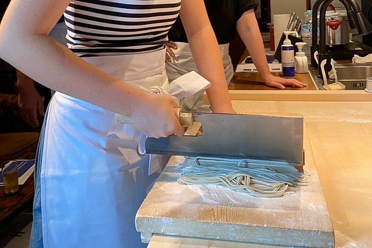 Soba Buck Wheat Noodles Making Experience — photograph 3