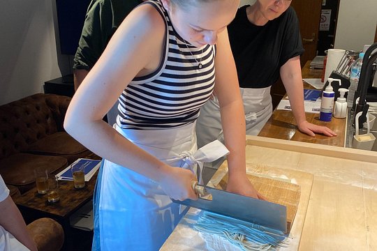 Soba Buck Wheat Noodles Making Experience — photograph 4