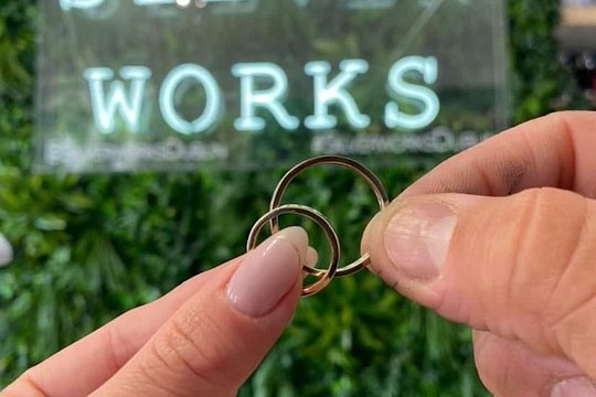 Dublin Jewellery Forge a Hammered Silver ring:Georges Street — Foto 4