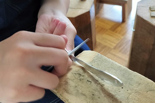 Pure Silver Spoon Making Workshop in Kyoto — photograph 5
