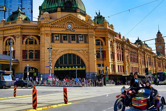 Awesome Motorcycle Sidecar Sightseeing Melbourne — Foto 5