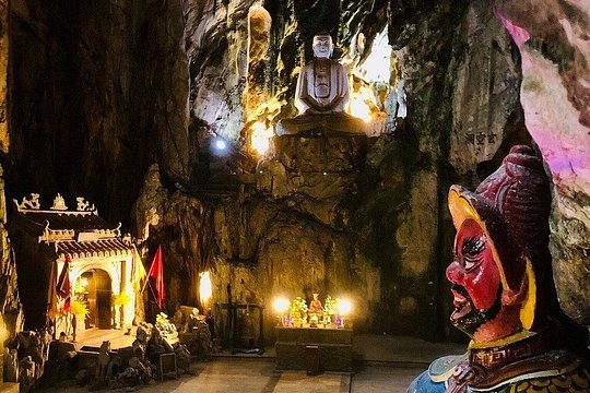 Marble Mountains, Monkey Island, Hell Cave, Da Nang By Night — photograph 3