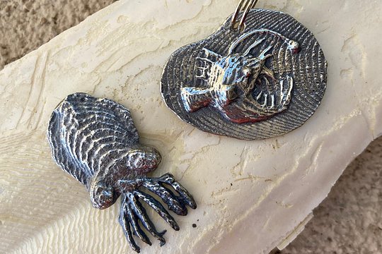 Silver Casting with Cuttlebone — 사진 2