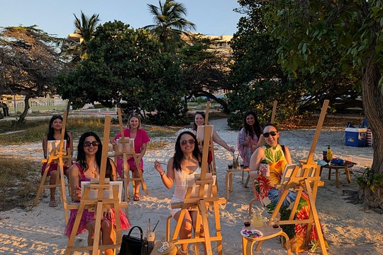 Sip and Paint Aruba Sunset Creative Experience — billede 4