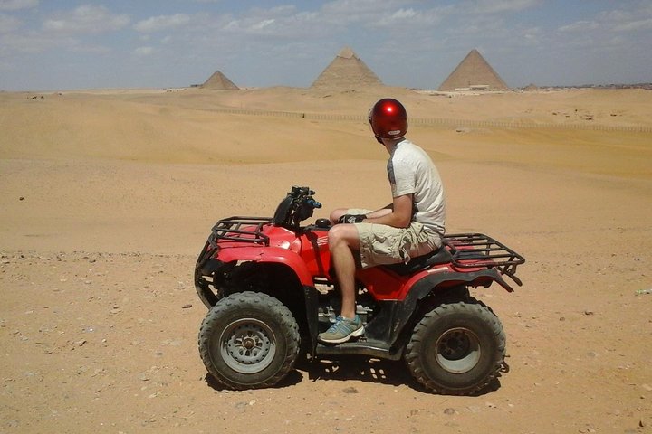 Desert Safari by Quad Bike Around Pyramids