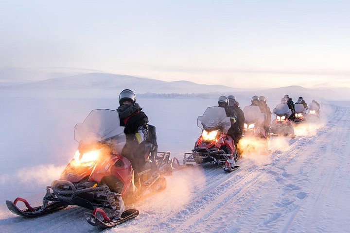 Lapland Snowmobile Adventure to the 3-Country Border