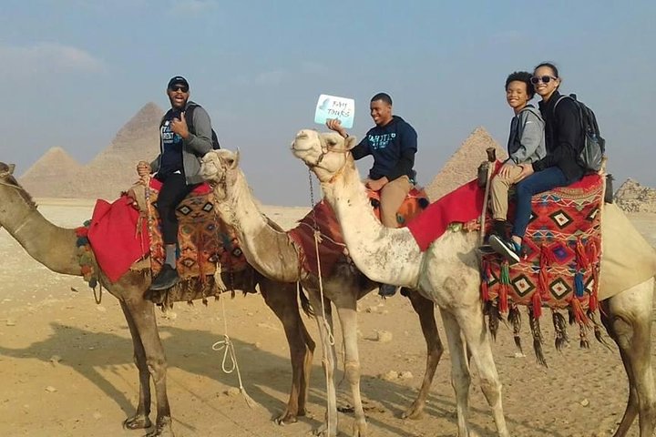 Private sightseeing Tour: Giza Pyramids & Memphis & Saqqara & camel ride