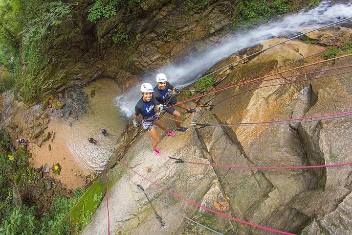 Puerto Vallarta Zipline, Rappel, Water Slide & Speedboat tour