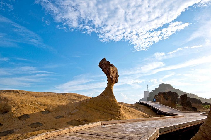Keelung Shore Excursion: Yehliu Geopark, Jiufen, Houton Cat Village Private Tour
