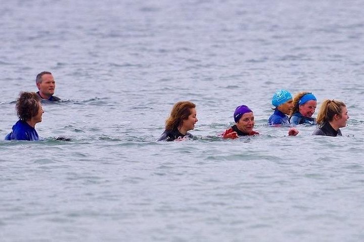 Aquajogging at sea