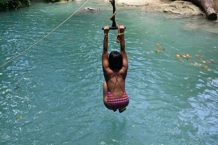 Blue Hole and Martha Brae Tour from Ocho Rios