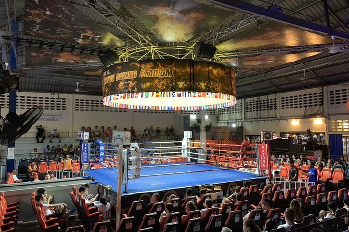 Muay Thai Boxing Match Action – Patong Stadium