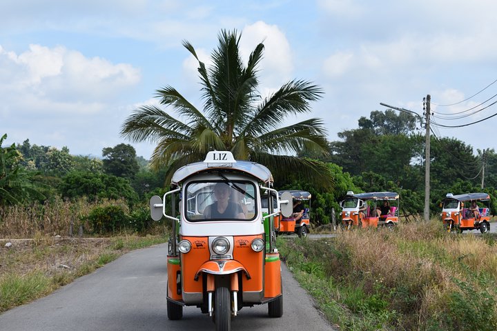 Full Day Chauffeur Driven Tuk Tuk Adventure in Chiang Mai including rafting