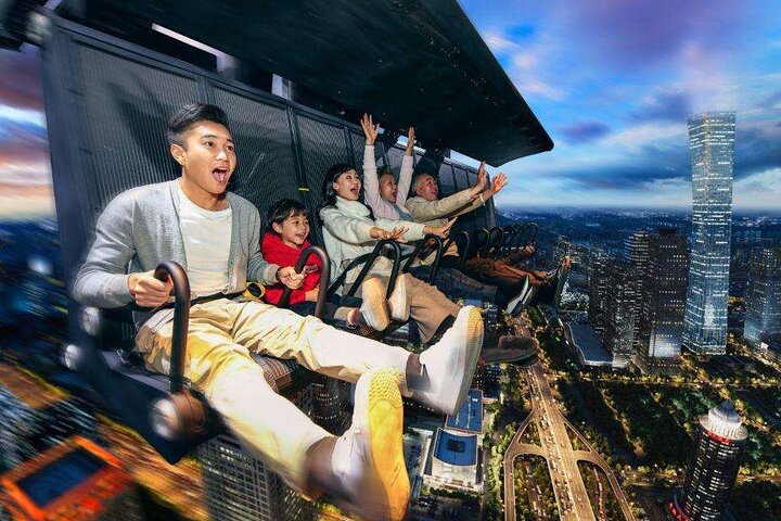 Shijingshan Amusement Park with FlyOver China Experience by Private Transfer