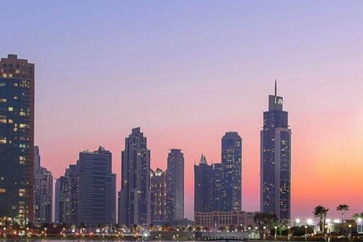 Dubai at Night with Burj Khalifa Tickets and 3 Course Dinner