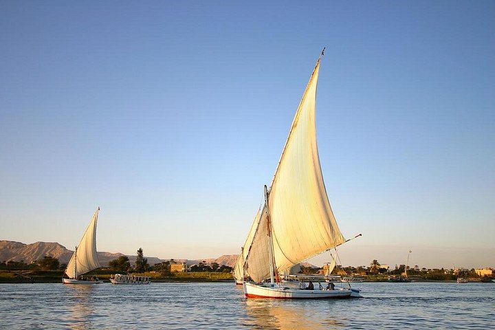 Luxor Nile River Private Felucca Ride at Sunset