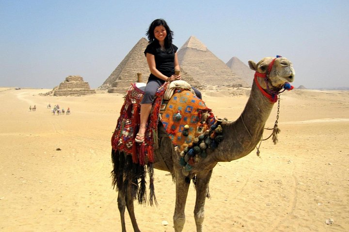 From Cairo : Half Day Tour Around Giza Pyramids By Camel