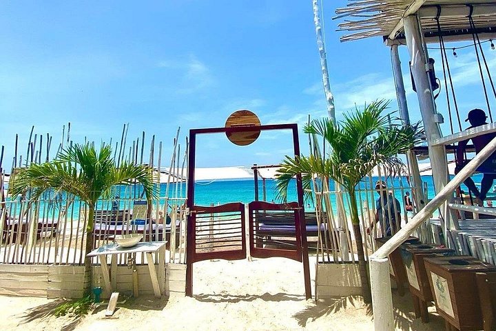 white beach from Cartagena