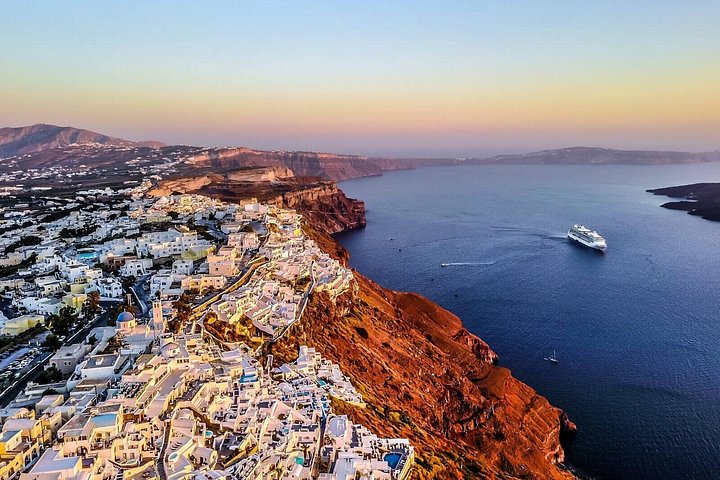 Santorini First Visit Private Tour with Wine Tasting