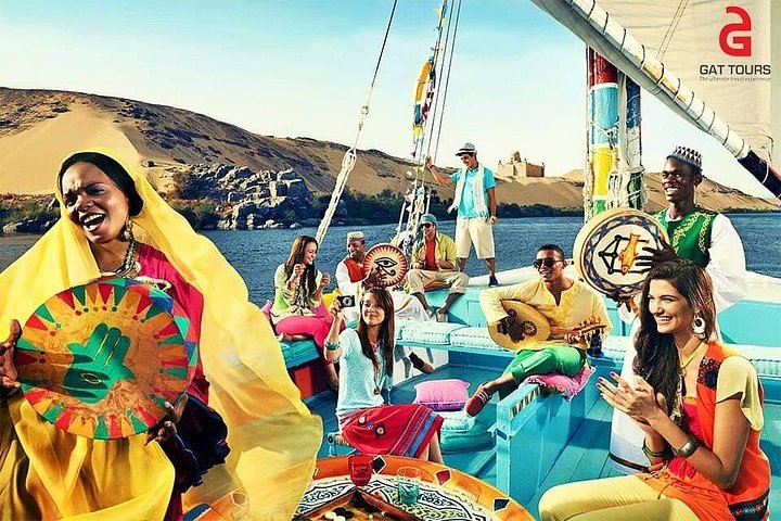 Aswan Tour From Luxor Including Feluca Ride Nile Tour & Lunch