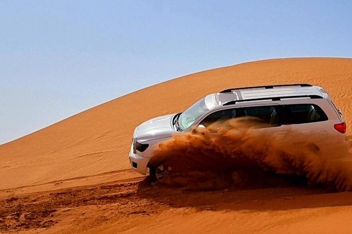Professional Desert Safari with Camel Ride & BBQ in Bedouin Camp