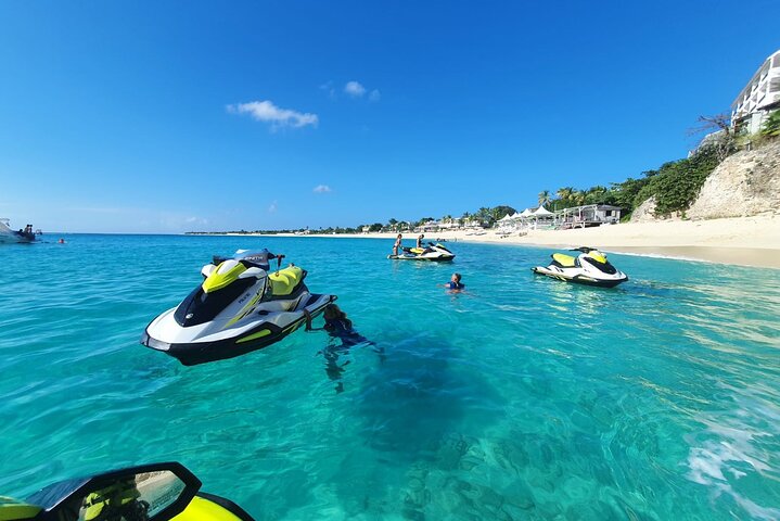 90 min St. Martin Jet ski Terre Basse tour