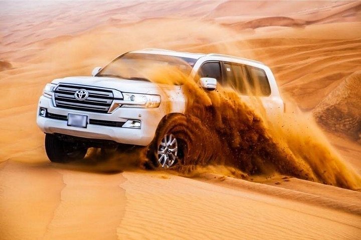 Morning Desert Safari with Sunrise, Dune Bashing & Camel Ride