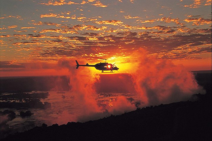 Helicopter Flight+window Seat Guarantee over the Victoria Falls