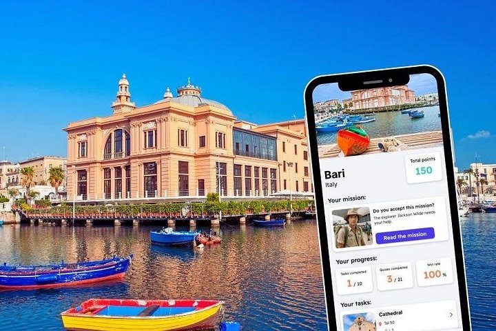 Bari City Exploration Game and Tour on your Phone
