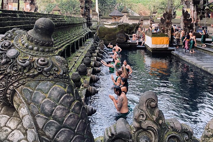 Ubud private Tour : Hidden Waterfall, Rice Terraces & tempel