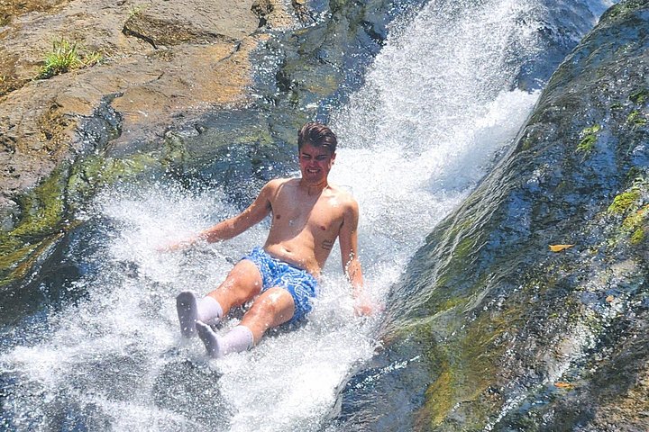 Rainforest Waterslide and Riverpool Beach Tour in Puerto Rico
