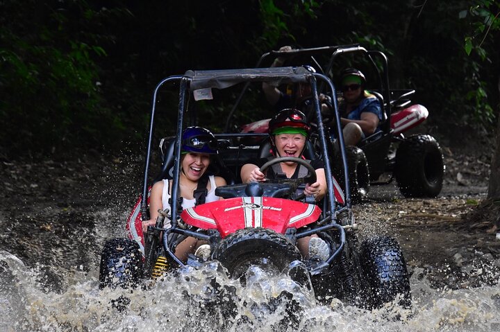 Roatan Jungle ATV Buggy Tour with Sloths & Historical Beach Stop