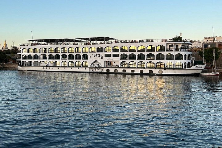 4-Days Nile Cruise sails Aswan to Luxor &Abu Simbel. Air Balloon