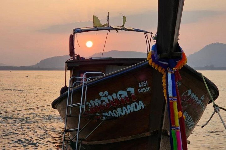 Private Luxury Long Tail Boat Sunset Serenity