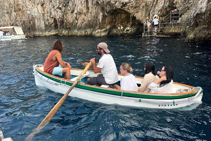 From Pompei Sorrento Peninsula and Amalfi Coast Boat Trip