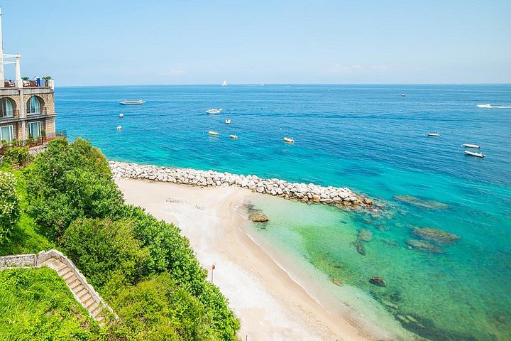 Capri Tour in Gardens of Augustus, Faraglioni and Monte + Ebook
