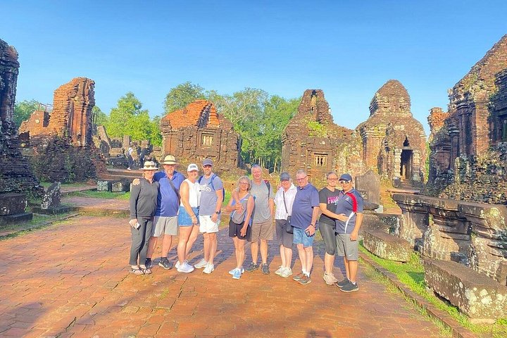 My Son Holyland & Rice Paper Making Small Group Tour from Da Nang
