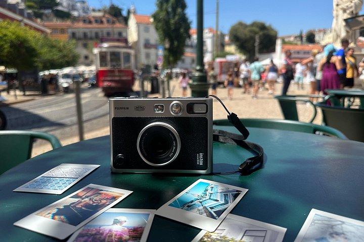 Alfama Photo Walk with an Instax Instant Camera in your Hands