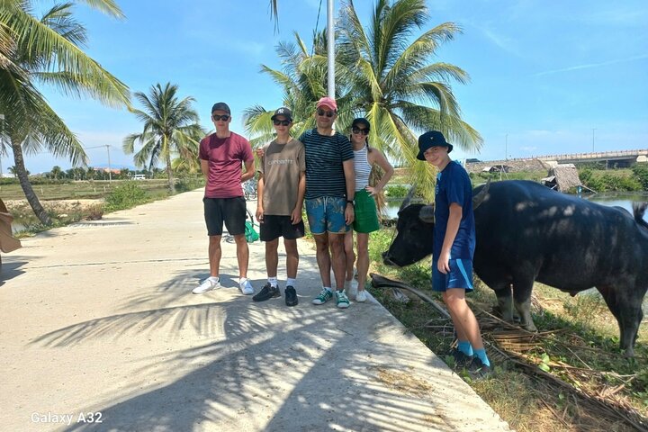 Hoi An Cycling, Buffalo, Basket Boat ride Tour