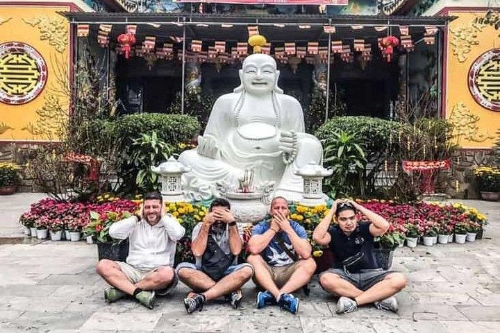 Exploring Marble Mountains, Am Phu Cave and Monkey Mountains Tour