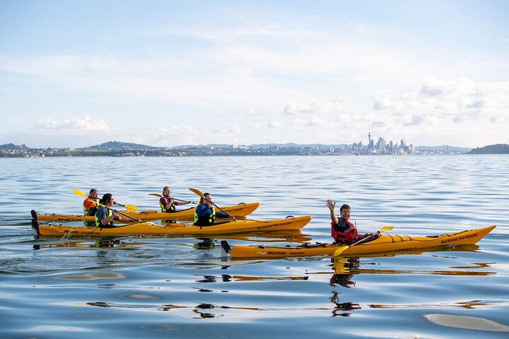 Auckland: Day Sea Kayak Tour of Rangitoto Island