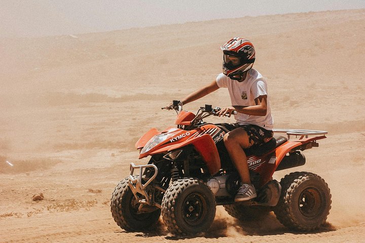 From Giza: Grand Pyramids Quad bike Safari
